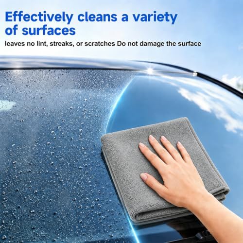 Magic Cleaning Cloth 5-Pack Reusable Lint Free Cleaning Towels | XXL Microfiber - Image 4