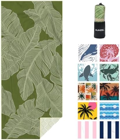 Eunzel Microfiber Beach Towel, Quick Dry Travel Towel Large Sand Free Towel by EUNZEL