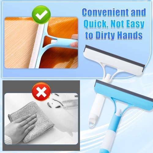 3 in 1 Window Cleaning Scraper, New 3 in 1 Window Cleaner, Squeegee and Scrubber - Image 5