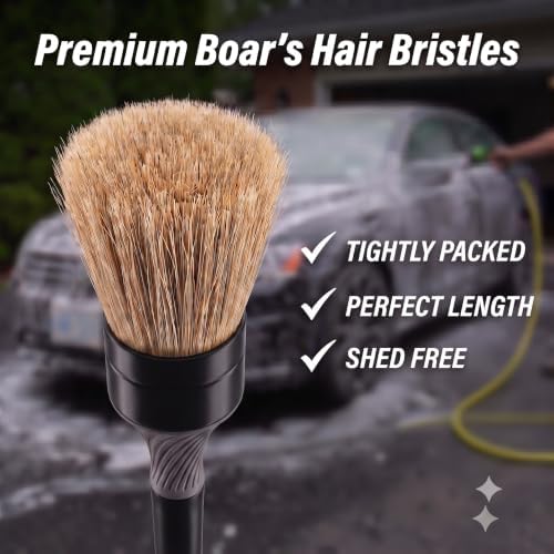 Premium Boars Hair Detailing Brush - Image 2