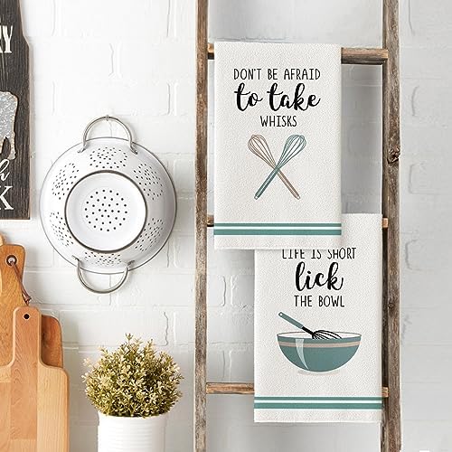 Artoid Mode Ware Funny Coffee Kitchen Towels Dish Towels, 18x26 Inch Farmhouse - Image 3