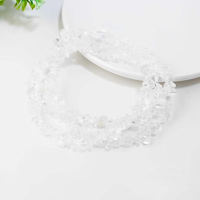 200pcs Natural Chip Stone Beads Gemstone Healing Crystal Loose Rocks Bead | - Image 2