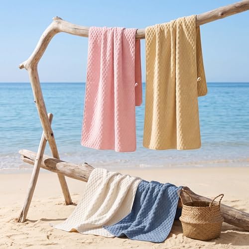 REDKISS 4 Pack Microfiber Bath Towels - Image 6
