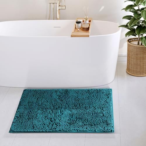 Hearth & Harbor Bathroom Rugs, Chenille Bath Mat - Image 2