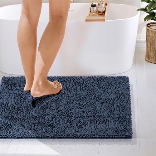 Hearth & Harbor Bathroom Rugs, Chenille Bath Mat - Image 4