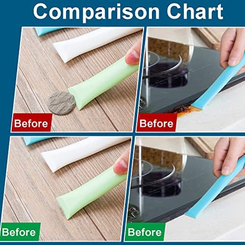 Litoexpe 6 Pieces Non-Scratch Plastic Scraper Tool Set - Image 4