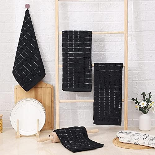 Homaxy 100% Cotton Terry Kitchen Towels, 7 Pack - Image 6