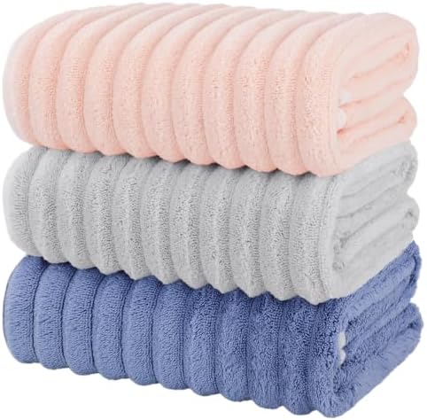Luxury 3-Piece Quick-Dry Bath Towel Set – Ultra Soft Microfiber Towels - Image 2