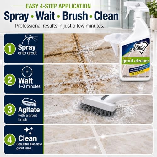 Ultimate Grout Cleaner for Tile Floors, 2-QTS W Brush - Image 6