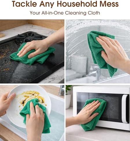 KitchLife Microfiber Cleaning Cloth Roll, 100 Pack - Image 4