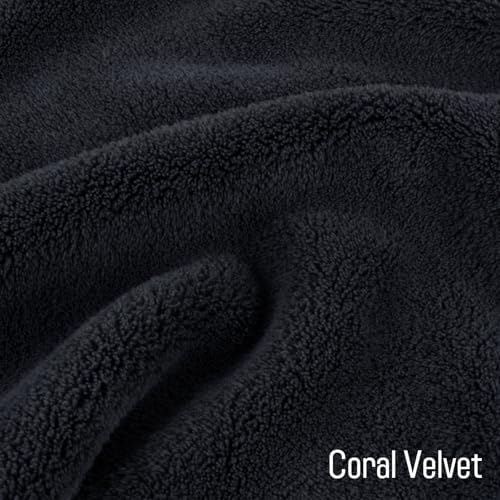 SINLAND Absorbent Coral Velvet Washcloth Ultra Soft Microfiber Face Towels 12 x - Image 5