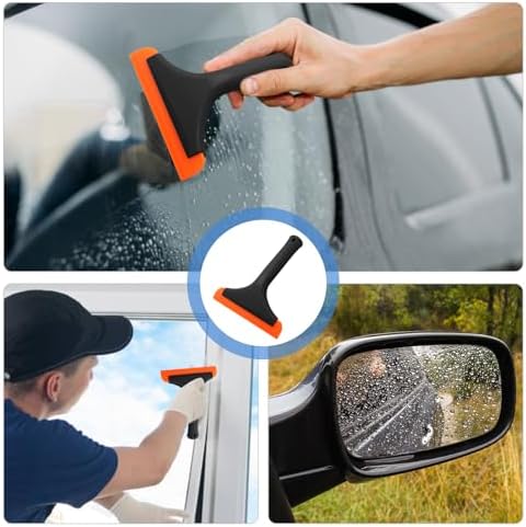 1Pc 6 Inch Black Car Window Squeegee Silicone - Image 7