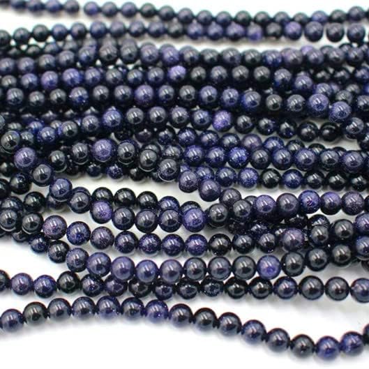 Zenkeeper 108 Pcs Blue Goldstone Beads - Image 3