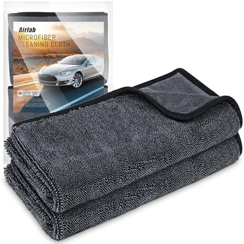 Microfiber Towel Car Drying Detailing Wash Cloth Car Care by AirlabStudio