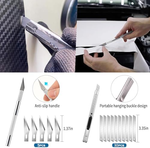JIURUN 41-Piece Car Window Tint Kit & Vinyl Wrap Tools | Scratch-Free Felt - Image 5