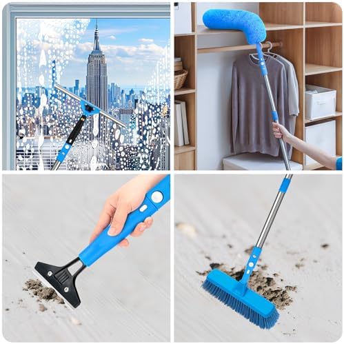 Window Squeegee，5 in 1 Bendable Head Window Squeegee - Image 2