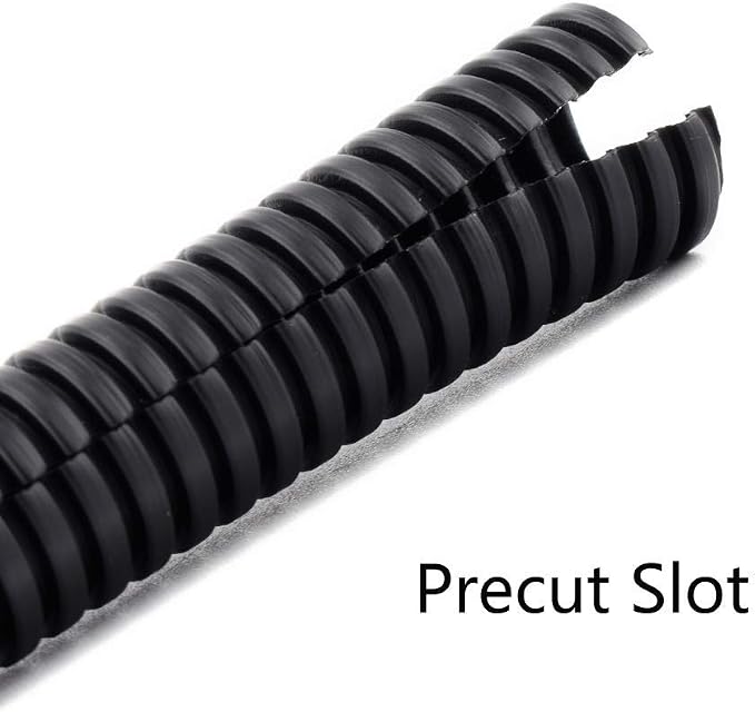 ZhiYo 100 FT 1/4" Wire Loom Split Tubing Auto Wire Conduit | Flexible Cover - Image 6