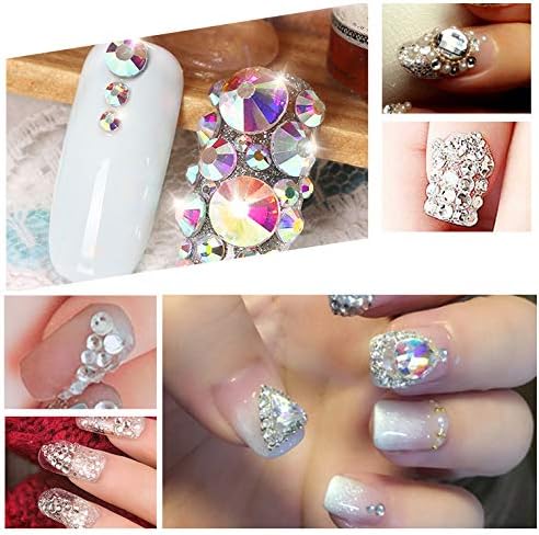Onwon 1440 Pieces SS6 / 2mm Clear Crystal Flat Back Brilliant Round Rhinestones - Image 5