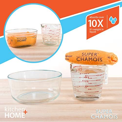 Super Chamois - Extra Large 20" X 27" Super Absorbent Cleaning Cloth - 4 Pack - - Image 4