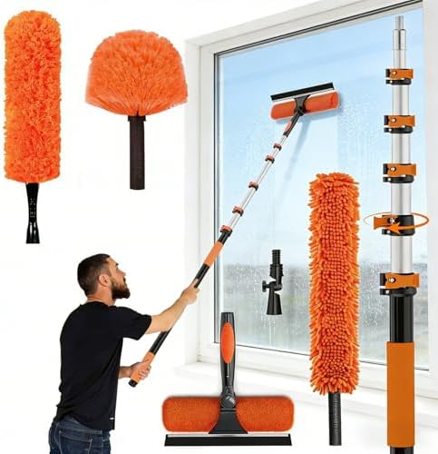 30FT Reach Duster Kit, Window Cleaning by AgiiMan