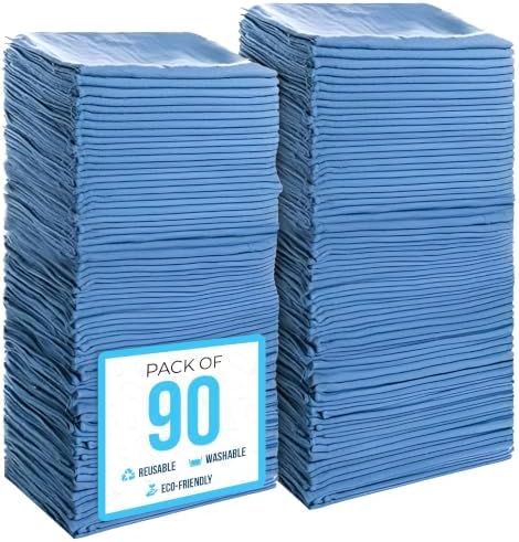 Simpli-Magic Cotton Shop Towels 14"x12" – Reusable Cleaning Shop Rags by Simpli-Magic