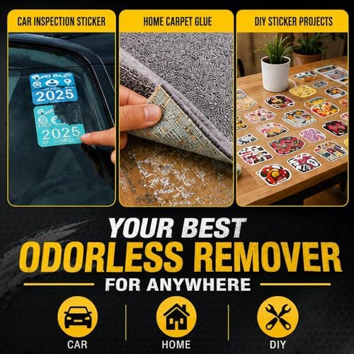 Adhesive Sticker Remover for Removing Car Decal, Window Tint, Glue Residue - Image 6
