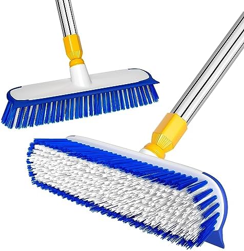 ITTAR 55" Extendable Floor Scrub Brush, Restaurant, Patio & Garage Cleaning by ITTAR