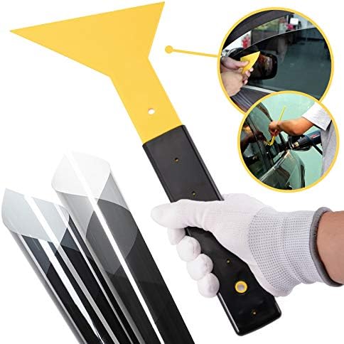 EHDIS Window Tint Squeegee Long Handle Scraper Tool Triangle Slim Foot Tinting - Image 4