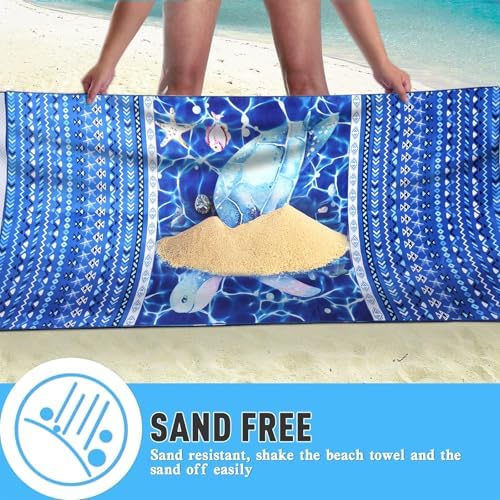 2 Pack Microfiber Beach Towel - Image 2