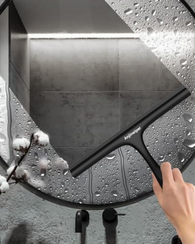 Silicone Shower Squeegee for Shower Glass Doors, 10 Inch - Image 3