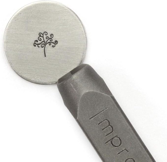 ImpressArt - Tree of Life Signature Design Metal Stamp, 6mm