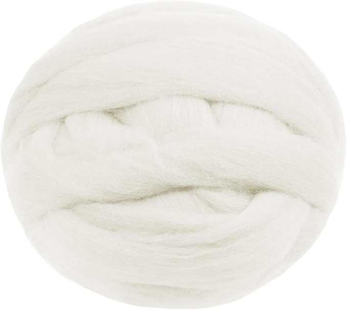 JeogYong Needle Felting Wool, 3.53oz Wool Roving Chunky Wool Yarn, Wet Felting by JeogYong