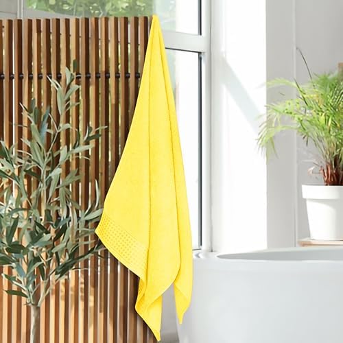 GLAMBURG Ultra Soft 4 Pack Oversized Bath Towel Set 27x54 inches, 100% Cotton - Image 4