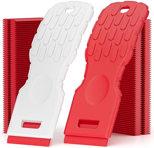 Dual-Width Plastic Razor Blade Scraper Tool Non Scratch by cleanan