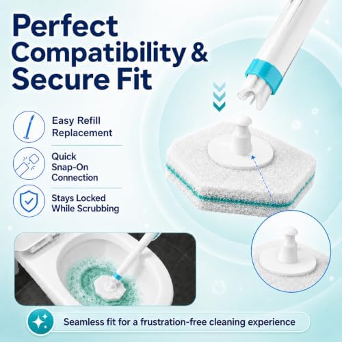 Msvvko Toilet Bowl Cleaners, Disposable Wand Refills, Rainforest Rush Scent - Image 2