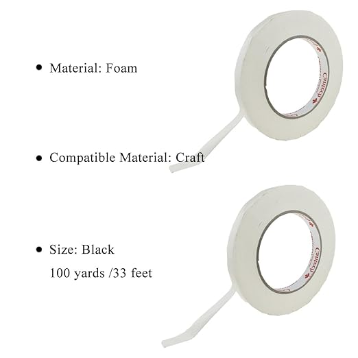 HAHIYO White 0.5Inch Wide Floral Tape, Waterproof Florist Tape Flower Wrap Adhesive Waterproof Decorative Tape for Bouquet Stem Wrapping Flower Arranging and Floral Craft, 2Rolls 200Feet/66Yard Total