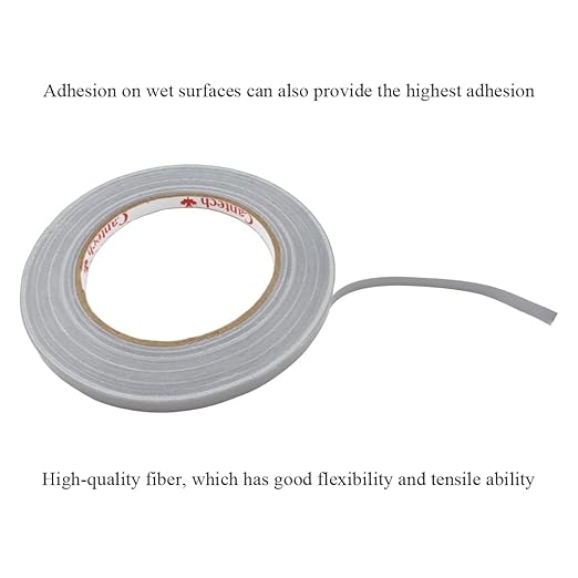 HAHIYO Silver 0.25Inch Wide Floral Tape, Waterproof Florist Tape Flower Wrap Adhesive Waterproof Decorative Tape for Bouquet Stem Wrapping Flower Arranging Craft, 2Rolls 200Feet/66Yard Total