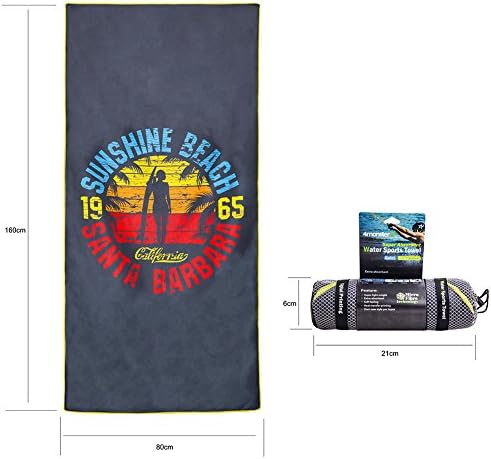 4Monster 4-Pack Quick Dry Microfiber Travel Towels – Super Absorbent, - Image 3