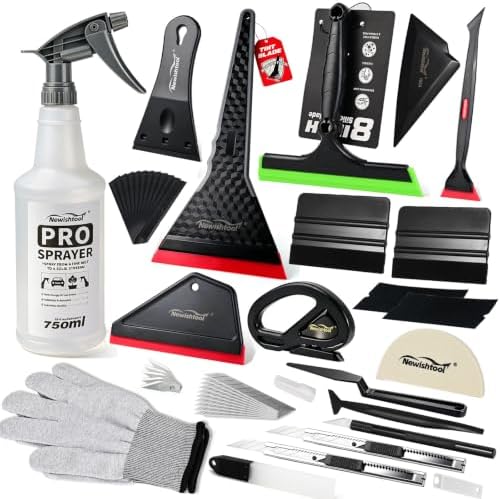 NEWISHTOOL Car Window Tint Tools Kit Vinyl Wrap Tool PPF Squeegee by NEWISHTOOL