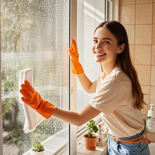 Latex Free Nitrile Cleaning Gloves, 3 Pairs - Image 5