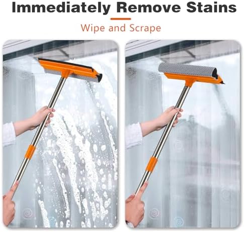 2-in-1 Adjustable Window Squeegee - Image 5