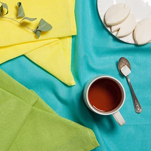 Now Designs Floursack Kitchen Dish Towels, Chartreuse/Turquoise/Leaf 20 x 30in - Image 5