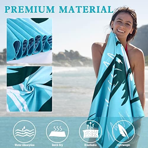 2 Pack Microfiber Beach Towel - Image 4