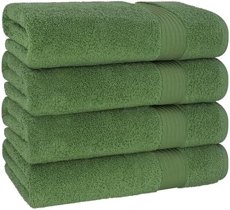 Cotton Paradise Turkish Towel Set, Soft Absorbent Quick Dry, 4 Piece Bath Towel - Image 4
