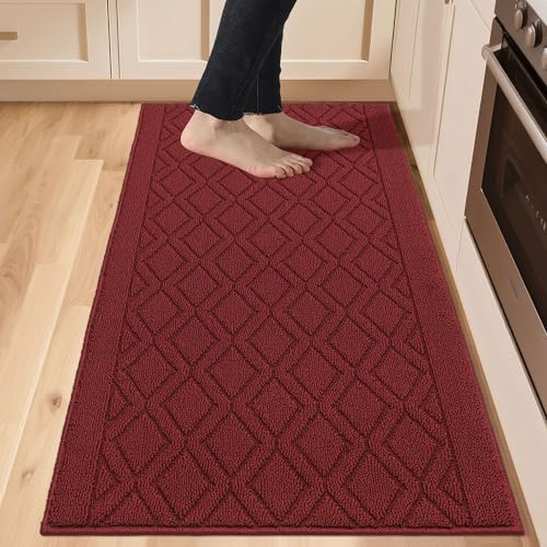 COSY HOMEER Kitchen Rugs Non Slip Washable 24"x60" Kitchen Mats by COSYHOMEER