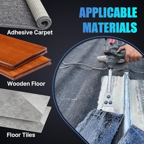 5''x12'' SDS Plus Floor Scraper, Concrete Chisel Tile Removal Tool - Image 3
