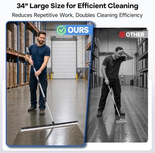 34" Commercial Large Floor Squeegee - Image 3
