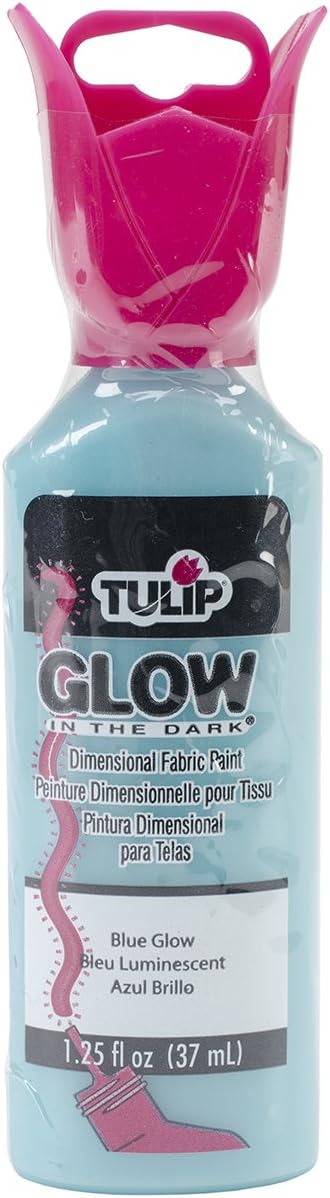 Tulip Puff Fabric Paint, Glow in The Dark Permanent Acrylic Craft Paint by Tulip