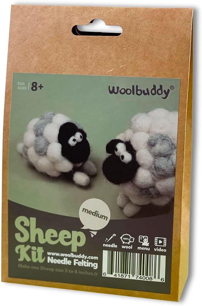 Woolbuddy Needle Felting Kit for Beginner Adults, Starter Set - Image 2