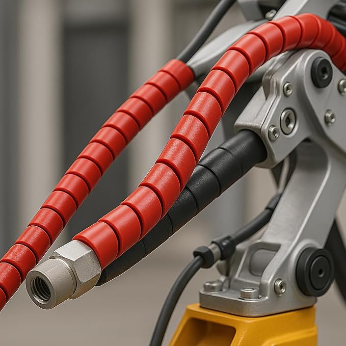 Electriduct 1.25 Inch Heavy Duty Spiral Wrap HDPE Flexible Plastic Cable Sleeve - Image 4